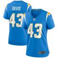 Women's Nike Michael Davis Powder Blue Los Angeles Chargers Game Jersey