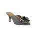 Wide Width Women's Cabett Mule by J. Renee in Pewter Dance Glitter (Size 8 W)