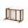 Freestanding Step-Over Pet Gate, 26.4&quot;-40.2&quot;L X 17.7&quot;W X 20.1&quot;H, Small, Natural Wood