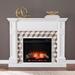 Darvingmore Electric Fireplace with Marble Surround - SEI Furniture FR1105059