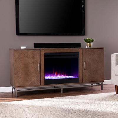 Dibbonly Color Changing Fireplace with Media Storage - SEI Furniture FC1095756