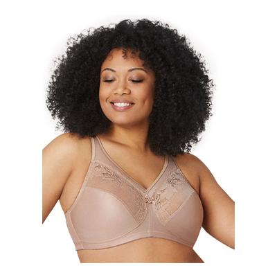 Plus Size Women's Full Figure Plus Size Magiclift Minimizer Bra Wirefree #1003 Bra by Glamorise in Cafe (Size 48 DD)
