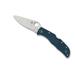 Spyderco Endela Folding Knife 3.41in Blade K390 Steel Blue C243FPK390