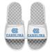 Men's ISlide White North Carolina Tar Heels Wordmark Logo Slide Sandals