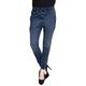 Zhrill Fabia Women's Jogging Bottoms Fabric Trousers Suit Trousers Tapered Cropped Slim Fit - Blue - L