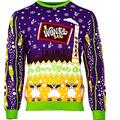 Numskull Unisex Official Charlie and The Chocolate Factory Knitted Christmas Jumper for Men or Women - Ugly Novelty Sweater Gift