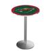 Holland Bar Stool NHL 30" Pedestal Dining Table Metal in Gray | 42 H x 30 W x 30 D in | Wayfair L214S4228MinWld