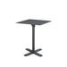 iSiMAR Génova Folding Galvanized Steel Dining Table Metal in Brown | 29.1 H x 27.6 W x 27.6 D in | Outdoor Dining | Wayfair 9037_BR
