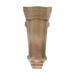 10-1/2 in x 4-7/8 in x 3-1/2 in Unfinished Solid Classic Traditional Plain Corbel in Brown Architectural Products by Outwater L.L.C | Wayfair