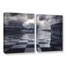 ArtWall Water Bombs - 2 Piece Wrapped Canvas Photograph Print Set Canvas, Cotton in White | 24 H x 36 W x 2 D in | Wayfair 0laz064b2436w