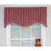 RLF Home Regency Regal 50" Curtain Valance 100% Cotton in Orange | 17 H x 50 W x 1 D in | Wayfair 19838-GI