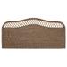 Birch Lane™ Almus Wicker/Rattan Solid Wood Panel Headboard Wicker/Rattan in Brown | 53.3 H x 55.5 W x 3 D in | Wayfair BKWT1708 38350846