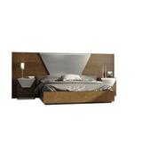 Hispania Home London Standard Bed Wood in Black | 61 H x 135 W x 83 D in | Wayfair BEDOR86-KHG