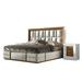 Hispania Home London Bedor125 Bedroom Set 3 Pieces Upholstered, Leather in Brown | Queen | Wayfair BEDOR125-SET3QM