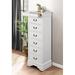 Alcott Hill® Waynesburg 7 Drawer 21.5" W Lingerie Chest Wood in White | 56 H x 21.5 W x 15.75 D in | Wayfair B519AA41C1E044029823AD46B8A10C11