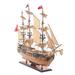Old Modern Handicrafts HMS Surprise w/ Table Top Display Case Wood in Brown | 39.25 H x 40 W x 13.75 D in | Wayfair T191A