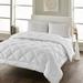 Alwyn Home Medium Warmth All Season Polyester Down Alternative Comforter Polyester in White | 86 H x 86 W x 3 D in | Wayfair