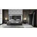 Hispania Home London Standard 4 Piece Bedroom Set Wood in Black | Queen | Wayfair BEDOR147-SET4QHG