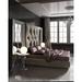 Hispania Home London Bedor82 Bedroom Set 5 Pieces Upholstered in Brown | King | Wayfair BEDOR82-SET5KM