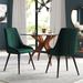 Mercury Row® Girton Tufted Velvet Side Chair Upholstered/Velvet in Green | 36 H x 21 W x 21 D in | Wayfair EC17526F1E4445AA9934248CAFE3E2CD