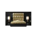 Hispania Home London Tufted Standard Bed Wood & /Upholstered/Faux leather in Black | 61 H x 135 W x 85 D in | Wayfair BEDOR133-QHG