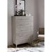 Latitude Run® Bystrík 5 Drawer Chest Wood in Brown/Gray | 54 H x 38 W x 18 D in | Wayfair 6047E3B149DB454F81A6C1930C21C41A