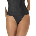 Plus Size Women's Seamless Thong by Dominique in Black (Size XL)