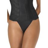 Plus Size Women's Seamless Thong by Dominique in Black (Size XL)