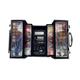 bonvoyage, 100-Piece Makeup Kit with Eyeshadows, Blush, Lipsticks, Lip Gloss, Mascara, Brow Gel, Manicure and Pedicure Set, Make up Brushes and More, Professional Colour