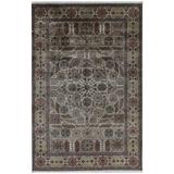 Brown/White 97 x 0.25 in Area Rug - Bokara Rug Co, Inc. Hand-Knotted High-Quality Ivory & Ivory Area Rug Wool | 97 W x 0.25 D in | Wayfair