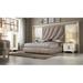 Hispania Home London Bedroom Set 4 Pieces Upholstered in Black | King | Wayfair BEDOR129-SET4KHG