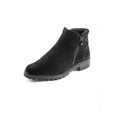 Avena Damen Hallux-Stiefelette Kuschelweich Schwarz