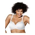 Plus Size Women's Amazing Shape Balconette Underwire Bra US4823 by Playtex in White (Size 44 DD)