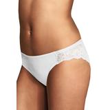 Plus Size Women's Comfort Devotion Lace Back Tanga Panty by Maidenform in White (Size 9)