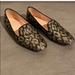 J. Crew Shoes | J. Crew Metallic Animal Print Loafers Size 7.5 | Color: Black/Gold | Size: 7.5