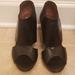 Zara Shoes | Black Zara Woman Wedge Heels Sz. 7 | Color: Black | Size: 7