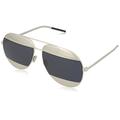 Dior Women's DIORSPLIT1 KU 010 59 Sunglasses, Grey (Palladium/Bluette Avio)