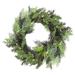 Northlight Seasonal Berry Cedar & Pine Cone Artificial Christmas Wreath - 24-Inch Unlit Traditional Faux in Green | 4 H x 24 W x 24 D in | Wayfair