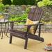 Saint Birch Solid Wood Adirondack Chair Wood in Brown | 35 H x 27 W x 32 D in | Wayfair SBSWAD001DB