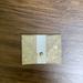 Anthropologie Accessories | Anthropologie Card Holder | Color: Cream/Gold | Size: Os