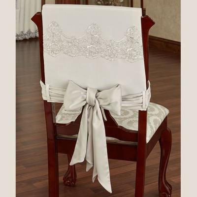 Evangelina Chair Covers Ivory Set of Two, Set of T...