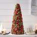 The Twillery Co.® Tabletop Tree in Red/Green/Brown | 26.5 H x 10.5 W x 10.5 D in | Wayfair FDCE3F58548741B1864B8B2D1E28B587