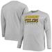 Men's Fanatics Branded Heathered Gray Pittsburgh Steelers Big & Tall Practice Long Sleeve T-Shirt