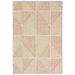 White 24 x 0.25 in Area Rug - Dash and Albert Rugs Ojai Geometric Handwoven Brown/Beige Area Rug Polyester/Cotton | 24 W x 0.25 D in | Wayfair