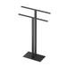 Gatco Free Standing 2 Level Towel Holder w/ Weighted Base Metal in Black | 32.5 H x 7.38 D in | Wayfair 1552MX