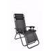 Arlmont & Co. Mir Reclining Zero Gravity Chair Metal in Gray/Black | 44 H x 25 W x 61 D in | Wayfair 11D8A34769A24D2FB69671AD1CDE23D2