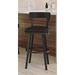 Red Barrel Studio® Swivel Counter & Bar Stool Upholstered/Leather/Metal/Faux leather in Gray | 37 H x 24 W x 24 D in | Wayfair