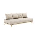 Karup Desgin Ohne 57136551036Ohne by Karup Design Futon 3-Sitzer Naturholz mit Matratzenfunktion Beige 90 x 200 cm Bett Design in Dänemark 55