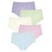 Plus Size Women's Stretch Cotton Brief 5-Pack by Comfort Choice in Pastel Pack (Size 14) Underwear
