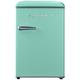 Galanz 2.5 cu. ft. Freestanding Mini Fridge w/ Freezer Stainless Steel in Green/Blue | 28.15 H x 17.6 W x 21.02 D in | Wayfair GLR25MGNR10